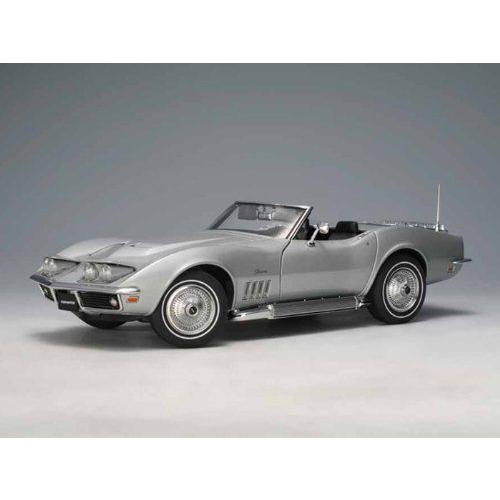 ダイキャストカー 1969 シェビー コルベット Stingrary Convertible Limited Edition Catez シルバー 1/1