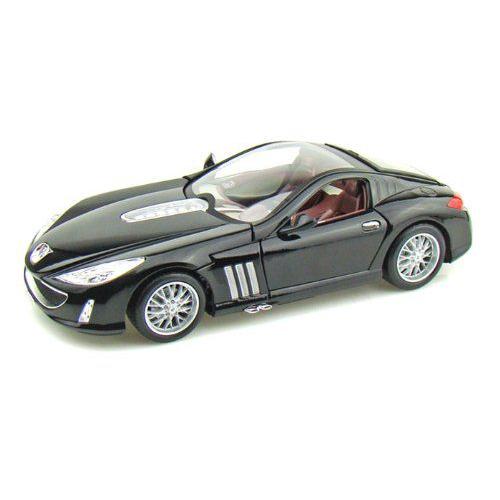 ダイキャストカー プジョー 907 V12 ブラック 1/18