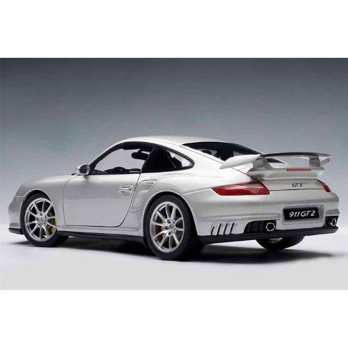 ダイキャストカー ポルシェ 911(997) GT2 シルバー 1/18