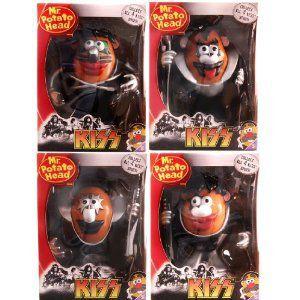KISS × Mr. Potato Head フィギュア4体セット ミスターポテトヘッド キス 4体セット Kiss Mr Potato Head