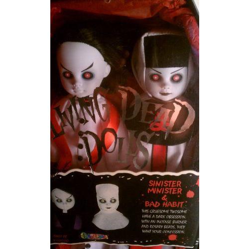 Living Dead dolls: Sinister Minister & Bad Habit White Version