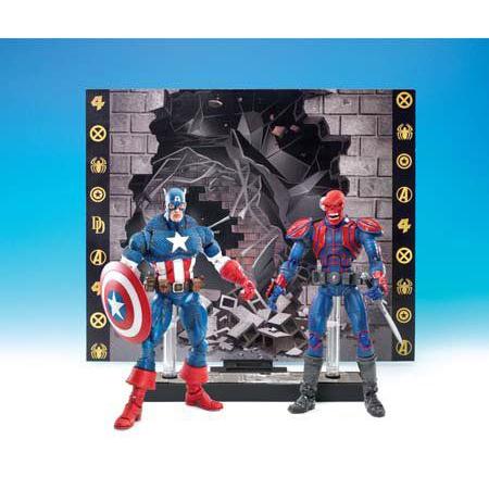 MARVEL LEGENDS FACE-OFF キャプテンアメリカとレッドスカル トイビズ