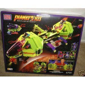 MEGA BLOKS Planetoids Repzyllian Battleship Ritvik Collection #9301