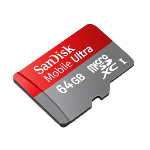 SanDisk　UHS-I対応 microSDXCカード 64GB　SDSDQY-064G-U46A