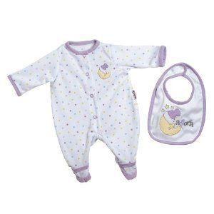 Adora アドラ NurseryTime Lullaby Moon Sleeper Baby Doll Cloth with Bib
