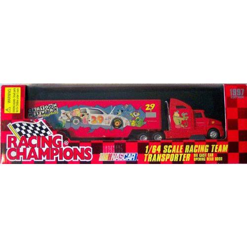 女の子向けプレゼント集結 Racing Champions レーシングチャンピオン Nascar ナスカー Cartoon Network Transporter #29 1:64 スケ