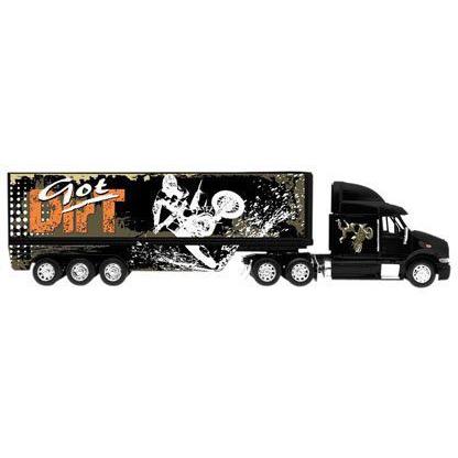 速くおよび自由な New Ray Got Dirt Long Hauler Truck トラック Model - 1:32 Scale/-- ダイキャスト ミニカー 模型