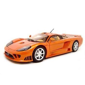 Saleen S7 Diecast Model Orange 1:18 Die Cast Car ダイキャスト ミニカー 模型