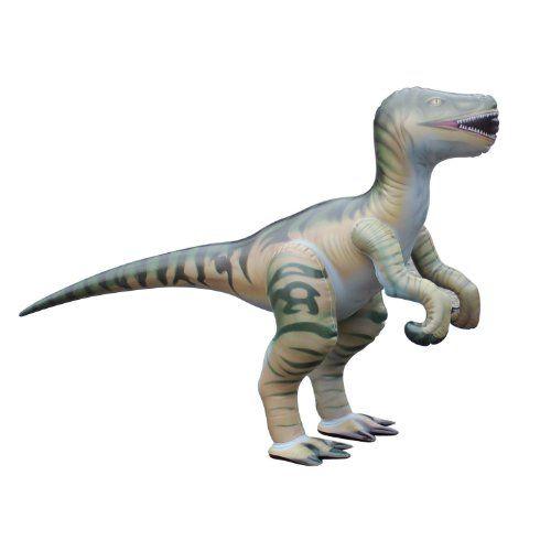 Large Inflatable Velociraptor (L 51 inches) - durable and lifelike フィギュア 人形 おもちゃ