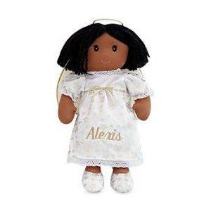 Personalized Angel Rag Doll - African American ドール 人形 おもちゃ