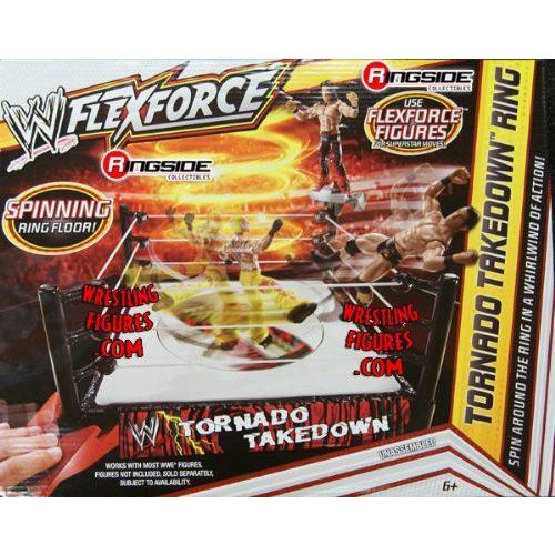 TORNADO TAKEDOWN FLEX FORCE WRESTLING RING WWE プロレス Toy Wrestling Ring フィギュア 人形 おもち