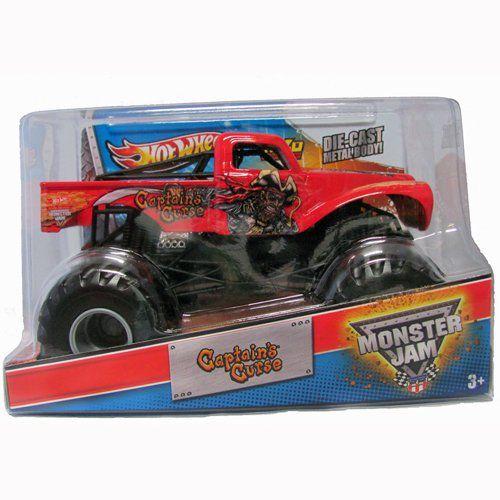 Hot Wheels ホットウィール Monster Jam: Max-D Captains Curse Die Cast Truck フィギュア 人形 おもち