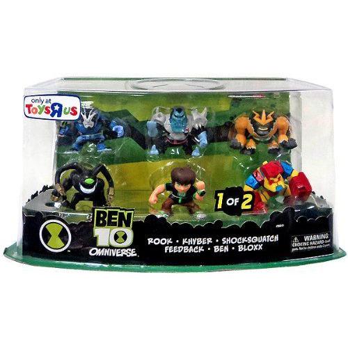 Exclusive Ben 10 ベン10 Super Deformed アクションフィギュア Set 1, 6-pack (Ben, Rook, Khyber, Blox