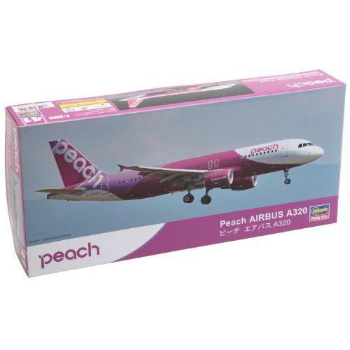 1:200 Hasegawa Airbus A320 Peach MODEL KIT フィギュア 人形 おもちゃ