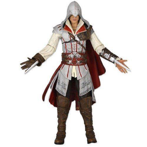 NECA Assassins Creed アサシンクリード 2 Series 1 アクションフィギュア Standard Ezio White Cloak フ