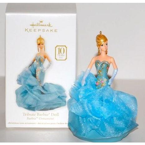 Hallmark ホールマーク 2011 - Rare 10th Anniversary - Tribute Barbie バービー Doll ドール 人形 おも
