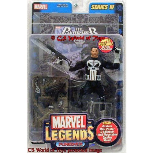 Marvel マーブル Legends Punisher Variant Silver Foil Poster Series IV フィギュア 人形 おもちゃ