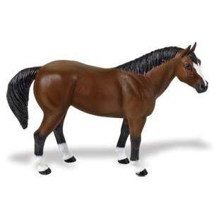 Safari 153005 Quarter Horse Mare Animal Figure- Pack of 6 フィギュア 人形 おもちゃ