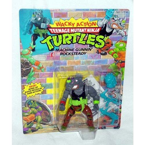 Teenage Mutant Ninja Turtles ミュータント ニンジャ タートルズ - Machine Gunnin Rocksteady フィギュ