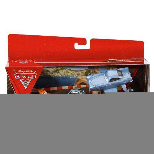 Disney ディズニー Pixar ピクサー Cars 2 カーズ2 - Character Stars 3 Pack With Professor Z フィギュ