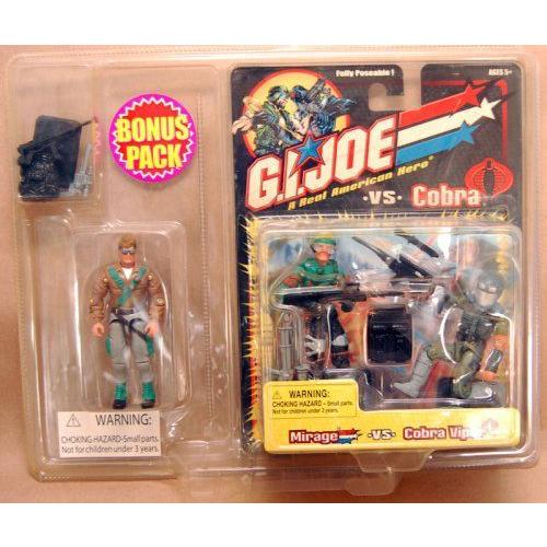G.i. Joe Vs Cobra - Mirage Vs Cobra Viper K-mart Exclusive Bonus Pack - 3 Figures フィギュア 人形