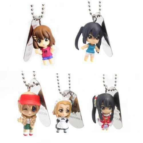 K-ON Little Mascot 1' Gashapon - Part 3 - Set of 5 フィギュア 人形 おもちゃ