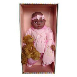 Molly P. Originals Baby Lisa Doll with Accessories and Daisy Bear, 18
