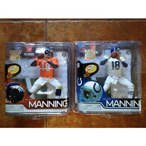 McFarlane マクファーレン NFL Series 30 Payton Manning Regular & Variant Set! フィギュア 人形 おも