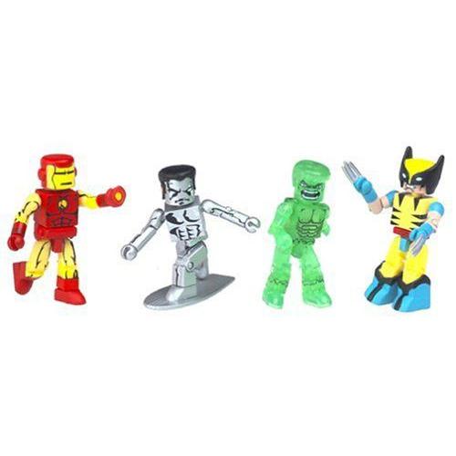 Marvel マーブル Mini Mates 4 Pack Featuring Silver Surfer, Gamma Hulk , Wolverine ウルヴァリン & I