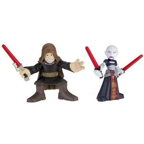 Star Wars スターウォーズ 2009 Galactic Heroes 2-Pack Asajj Ventress and Count Dooku フィギュア 人
