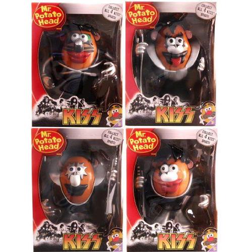 Mr. Potato Head KISS フィギュア 4体セット HASBRO MR. POTATO HEAD KISS ROCK BAND BOXED SET BRAND NEW