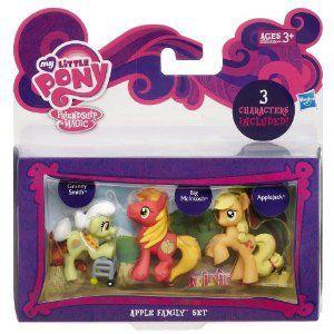 My Little Pony マイリトルポニー Friendship is Magic Apple Family Set 3Pack Granny Smith, Big Macin