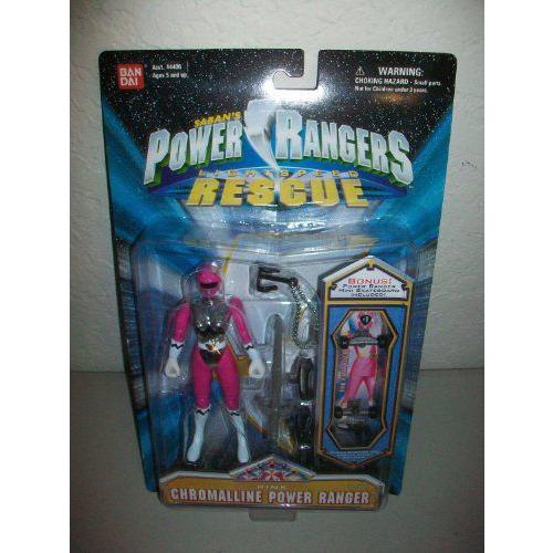 Power Rangers Lightspeed Rescue Bandai バンダイ 2000 Chromalline Pink Ranger アクションフィギュア｜value-select