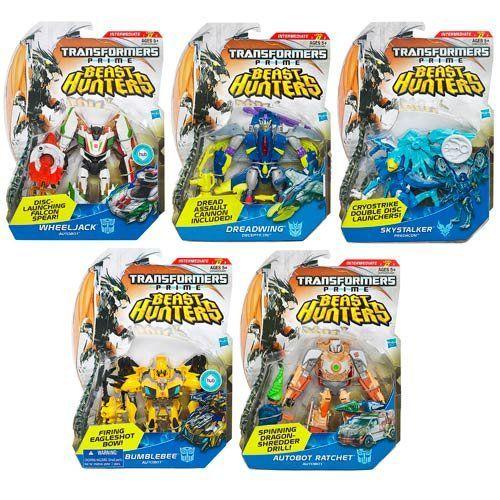 Transformers トランスフォーマー Prime Beast Hunter Deluxe Figures Wave 3 フィギュア 人形 おもちゃ