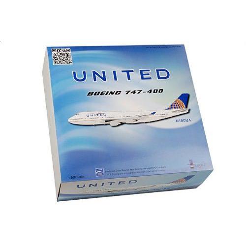 ユナイテッド航空 B747 1/200 Gemini200 747-400 ユナイテッド航空 N175UA 1/200 [G2UAL1104]