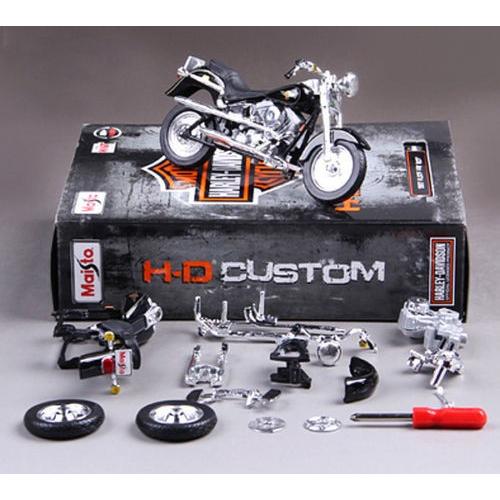 Harley Davidson ハーレーダビッドソン Model Kit, 1997 FLSTF Fat Boyミニカー モデルカー ダイキャスト｜value-select