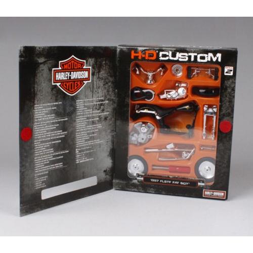 Harley Davidson ハーレーダビッドソン Model Kit, 1997 FLSTF Fat Boyミニカー モデルカー ダイキャスト｜value-select｜02