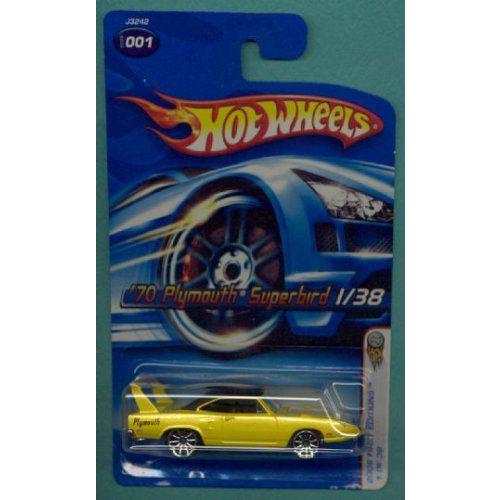 Mattel マテル Hot Wheels ホットウィール 2006 1:64 スケール Yellow 1970 Plymouth Superbird Die Cast