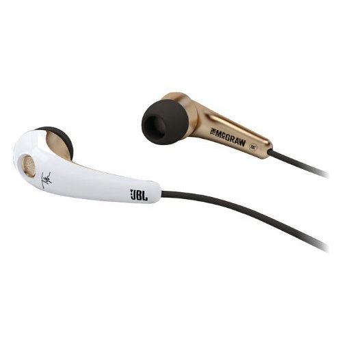 JBL ティム・マックグロウ Hi-Fi ステレオインイヤヘッドホン -白/金