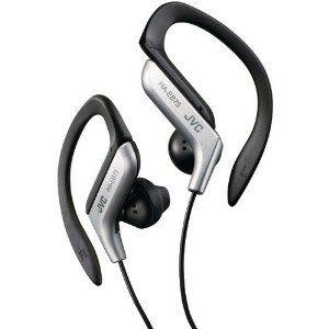 JVC HAEB75S SPORT STYLE EAR-CLIP Headphone ヘッドフォン (SILVER)