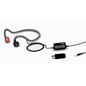 Aftershokz AS301 Wraparound Sport Mobile Headphone ヘッドフォン with Bone Conduction Technology -