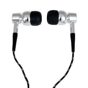 Koss コス KDX200SIL Aluminum Isolation Earbud Stereophones - (SILVER)