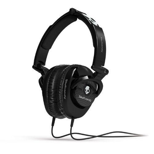 Skullcandy 2012 Skullcrusher サブウーファー ヘッドフォン Black Pinstripe