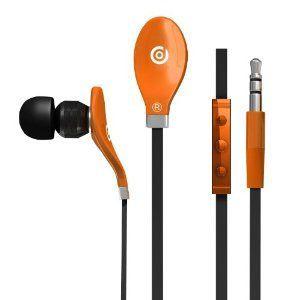Dexim DEU039O iGroove Earbud with Built-in Remote & Mic (Orange)