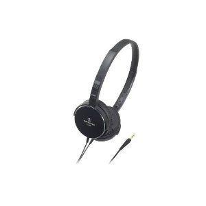 Audio Technica オーディオテクニカ ATHES55BK On-Ear Headphone ヘッドフォン, Black