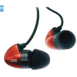 JVC HAFX300R BI-METAL EarBuds イヤホン (RED)