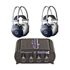 AKG アーカーゲー Headamp 4/K77 Headphone ヘッドフォン Two Pack