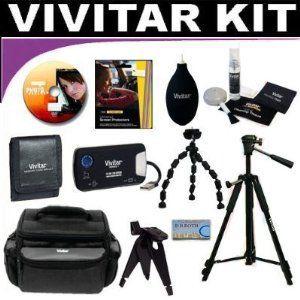 Vivitar ビビター Brand Deluxe Accessory Kit Which Includes Tripod 三脚 + Case + Much More For The｜value-select