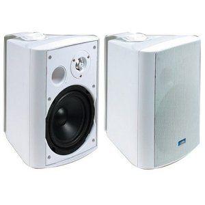 TIC ASP-120W Architectural Series 120-Watt Exterior Patio Speaker スピーカー , White｜value-select