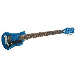 【ネット限定】 Hofner ヘフナー CT Shorty Travel Guitar - Blue エレキギター エレクトリックギター その他楽器、機材、関連用品